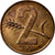 Moneta, Szwajcaria, 2 Rappen, 1957, Bern, EF(40-45), Bronze, KM:47