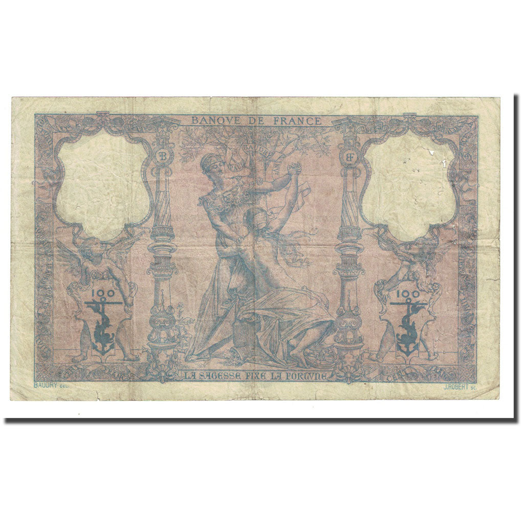 Frankreich, 100 Francs, Bleu et Rose, 1899-09-02, S+, Fayette:21.12, KM:65b