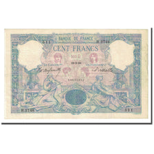 France, 100 Francs, Bleu et Rose, 1899-09-29, AU(50-53), Fayette:21.12, KM:65b
