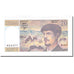 França, 20 Francs, Debussy, 1986, UNC(65-70), Fayette:66.7, KM:151a