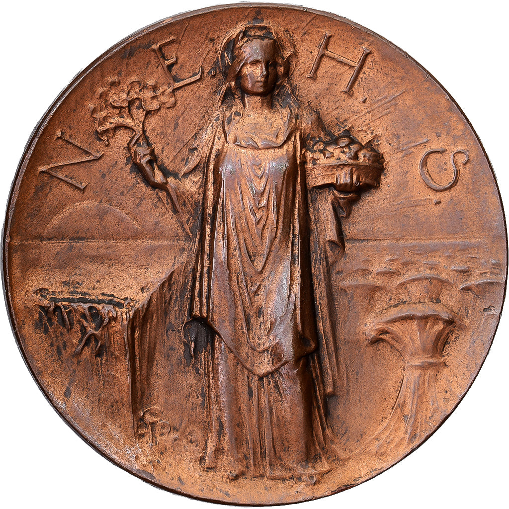 United Kingdom , Medal, N.E.H.S, Agriculture, AU(55-58), Bronze