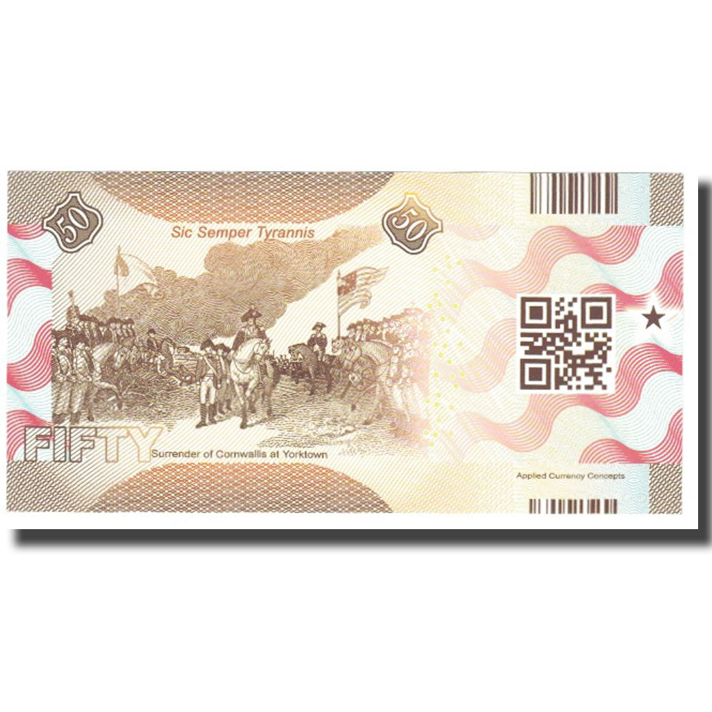 Geldschein, Vereinigte Staaten, 50 Dollars, VIRGINIA, UNZ