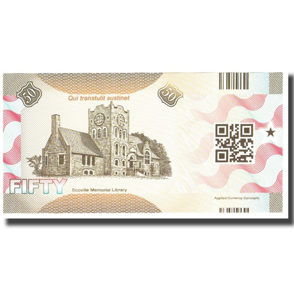 Banknot, USA, 50 Dollars, Undated, Undated, CONNECTICUT, UNC(65-70)