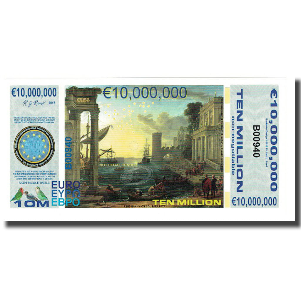 Nota, Estados Unidos da América, Tourist Banknote, 2015, BANKNOTE SARASOTA