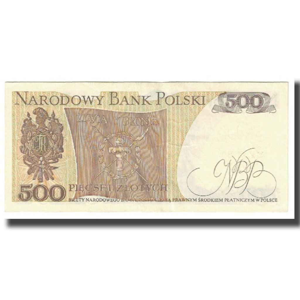 Billet, Pologne, 500 Zlotych, 1982, 1982-06-01, KM:145C, SUP