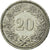 Moneta, Svizzera, 20 Rappen, 1985, Bern, BB, Rame-nichel, KM:29a
