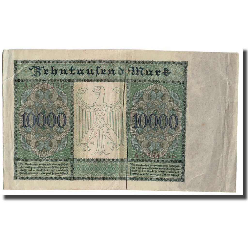 Banknote, Germany, 10,000 Mark, 1922, 1922-01-19, KM:72, EF(40-45)