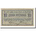 Banknote, Germany, 10 Pfennig, soldat, SCHNEEBERG, UNC(65-70), Mehl:00