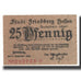 Banknote, Germany, 25 Pfennig, château, 1920, 1920-12-01, FRIEDBERG