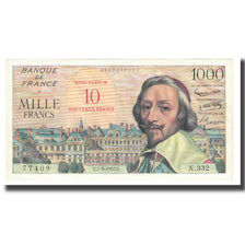 France, 10 Nouveaux Francs on 1000 Francs, 1957, AMBRIERES, FAVRE-GILLY, GARGAM