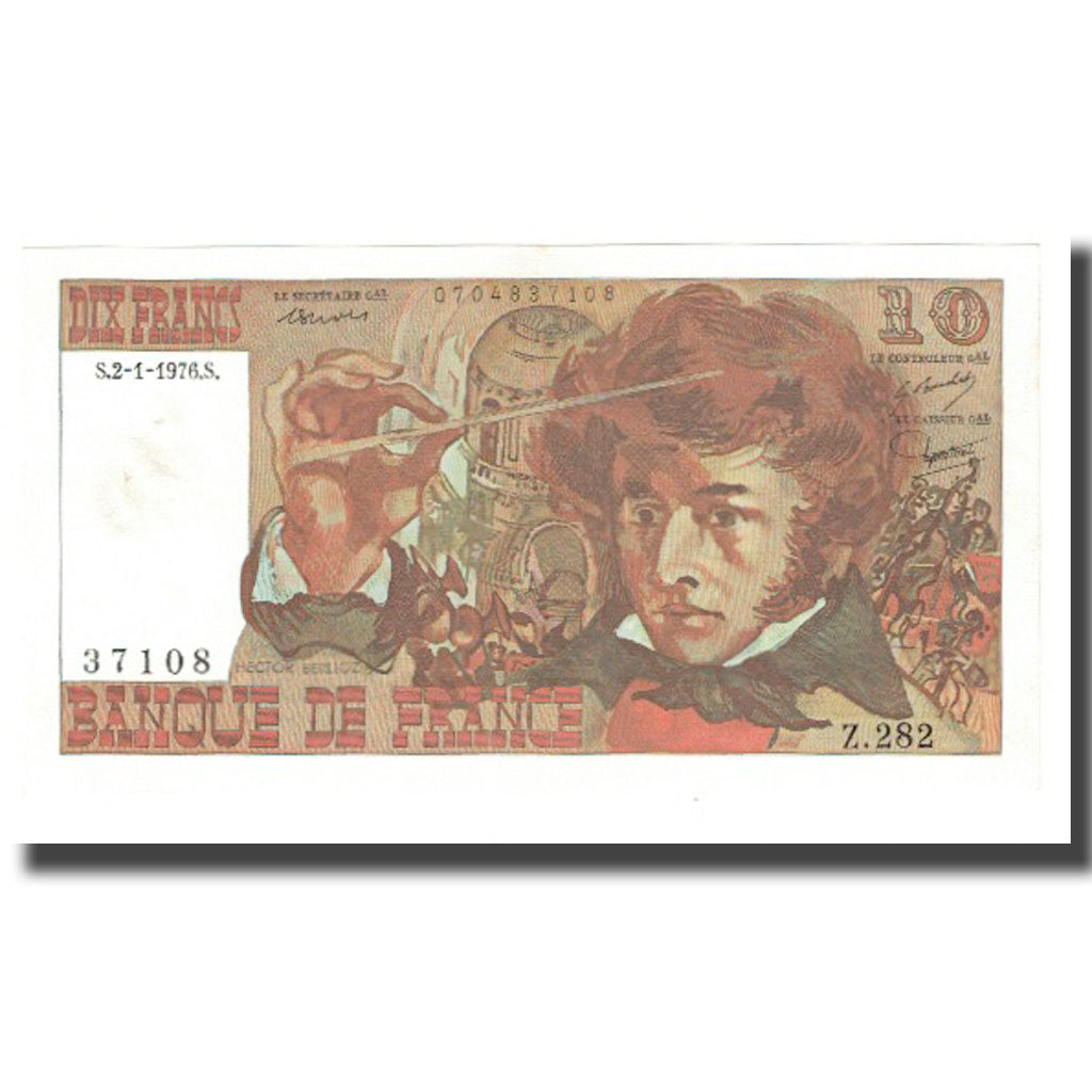 Frankrijk, 10 Francs, 1976, P. A.Strohl-G.Bouchet-J.J.Tronche, 1976-02-01, SPL
