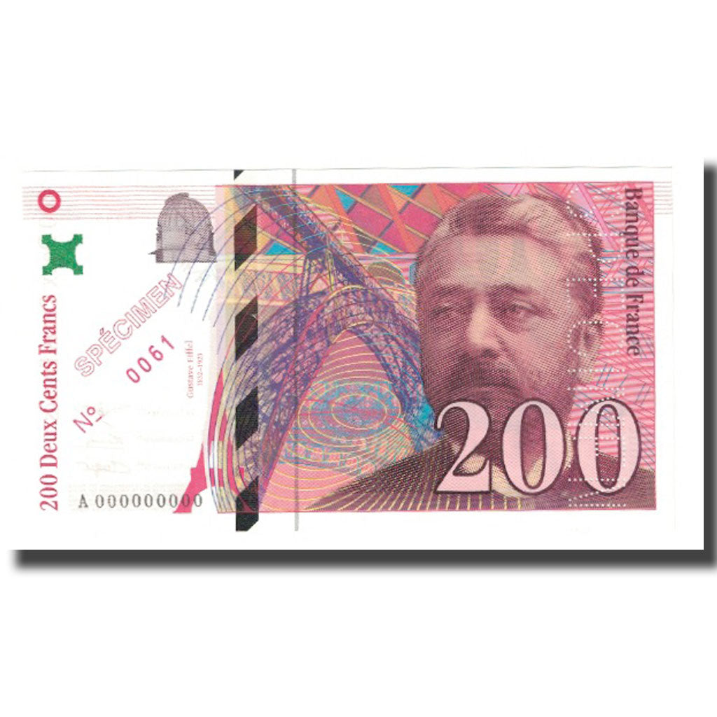 France, 200 Francs, A, UNC 66 EPQ, PMG