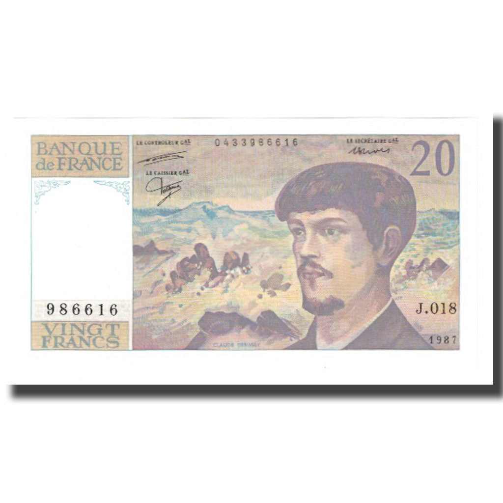 France, 20 Francs, 1987, STROHL FERMAN DENTAUD, UNC(65-70), Fayette:66.08