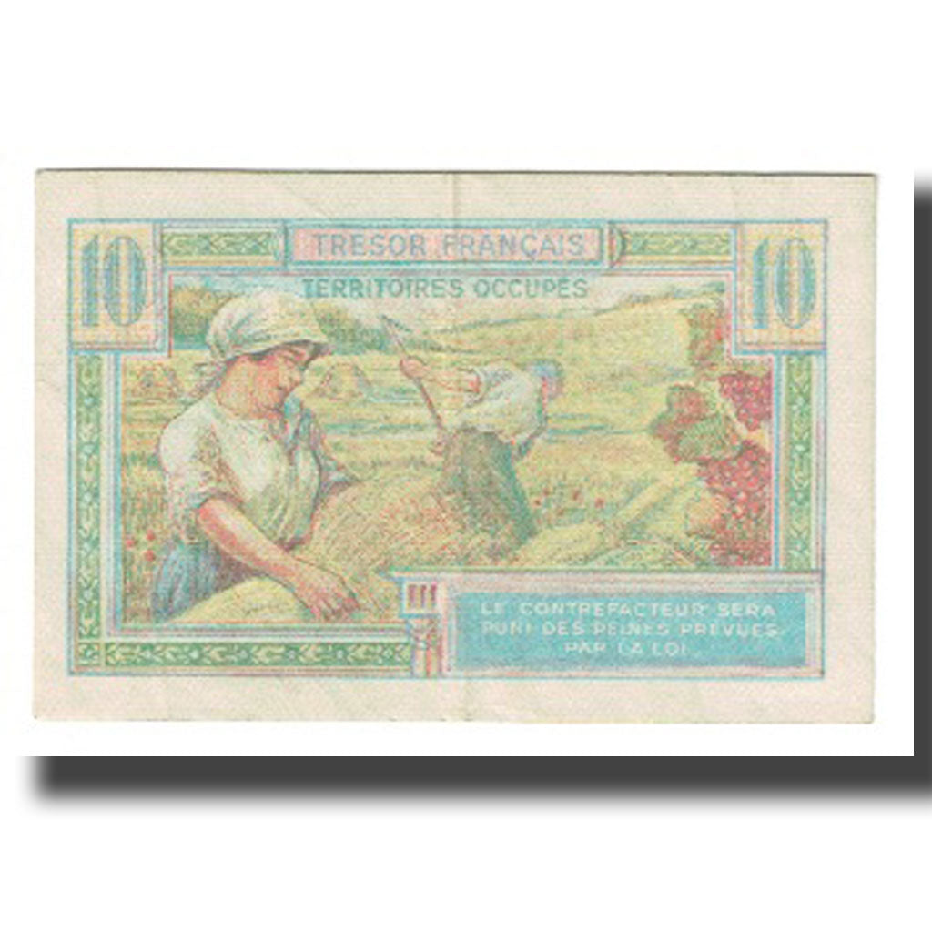 Frankrijk, 10 Francs, 1947 French Treasury, 1947, SUP, Fayette:VF30.1, KM:M7a
