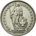 Coin, Switzerland, Franc, 1974, Bern, EF(40-45), Copper-nickel, KM:24a.1
