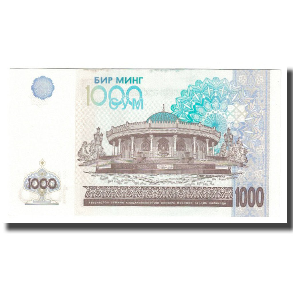 Geldschein, Uzbekistan, 1000 Sum, 2001, KM:82, UNZ