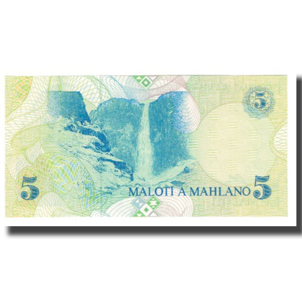 Banknote, Lesotho, 5 Maloti, 1989, KM:10a, UNC(65-70)