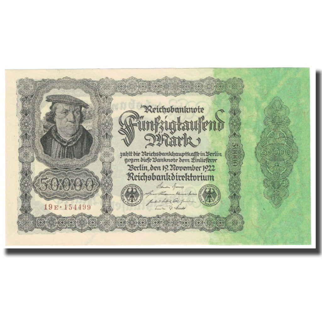 Banknote, Germany, 50,000 Mark, 1922, 1922-11-19, KM:79, UNC(65-70)