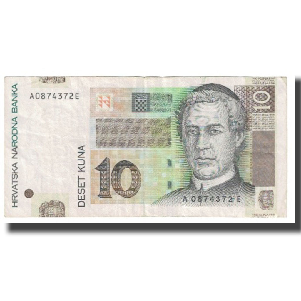 Banconote, Croazia, 10 Kuna, 2001, 2001-03-07, KM:38, BB