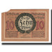 Banknote, Germany, Lindenberg, 10 Pfennig, personnage, 1919, 1919-01-01
