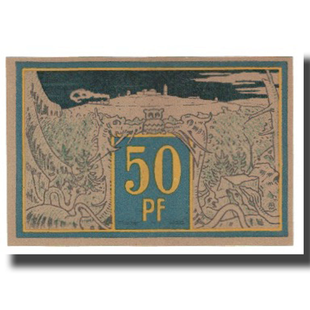 Banknote, Germany, Wernigerode, 50 Pfennig, personnage, 1921, 1921-03-01