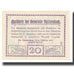 Banknote, Austria, Natternbach, 20 Heller, paysage, 1920, 1920-12-31, UNC(63)