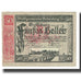 Banknote, Austria, Schärding O.Ö. Stadtgemeinde, 50 Heller, village, 1920
