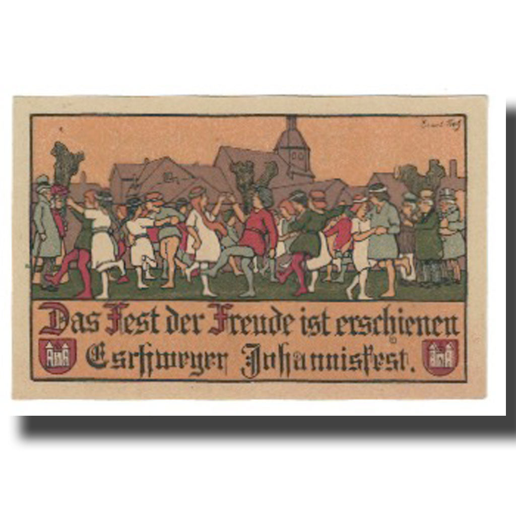 Banknote, Germany, Gschmege, 50 Pfennig, personnage, UNC(65-70)