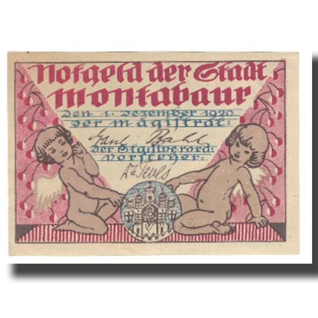 Banknote, Germany, Montabaur, 10 Pfennig, Maison, 1920, 1920-12-01, UNC(65-70)