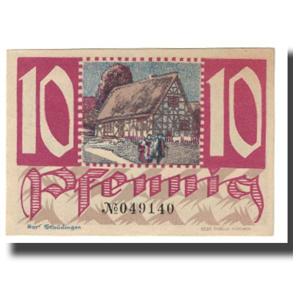 Banknote, Germany, Montabaur, 10 Pfennig, Maison, 1920, 1920-12-01, UNC(65-70)