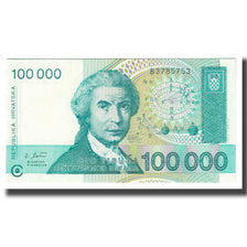 Banknote, Croatia, 100,000 Dinara, 1993, 1993-05-30, KM:27A, UNC(65-70)