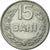 Moneda, Rumanía, 15 Bani, 1975, MBC, Aluminio, KM:93a