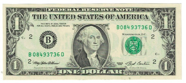 Geldschein, Vereinigte Staaten, One Dollar, 1993, KM:4013, UNZ-