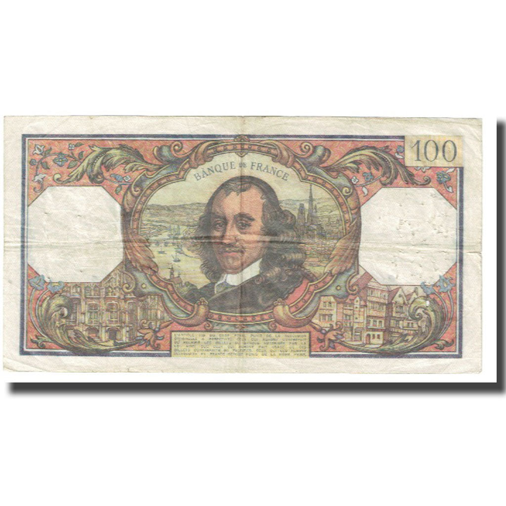 France, 100 Francs, 1972, 1972-10-05, VF(20-25), Fayette:65.40, KM:149d