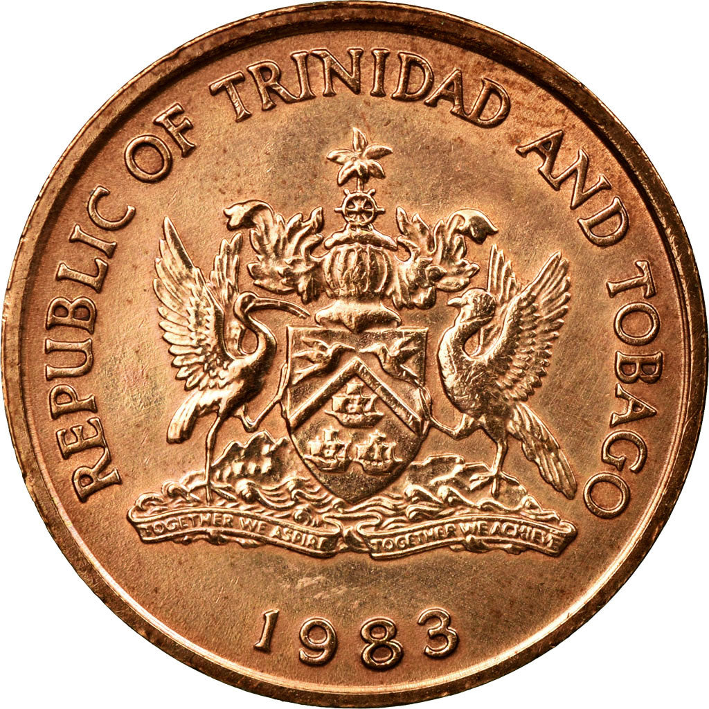 Monnaie, TRINIDAD & TOBAGO, 5 Cents, 1983, SUP, Bronze, KM:30