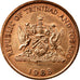 Moneda, TRINIDAD & TOBAGO, 5 Cents, 1983, EBC, Bronce, KM:30