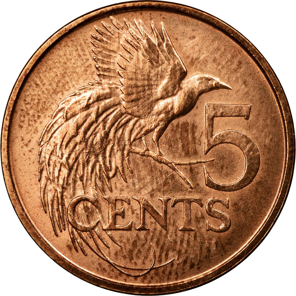 Monnaie, TRINIDAD & TOBAGO, 5 Cents, 1983, SUP, Bronze, KM:30