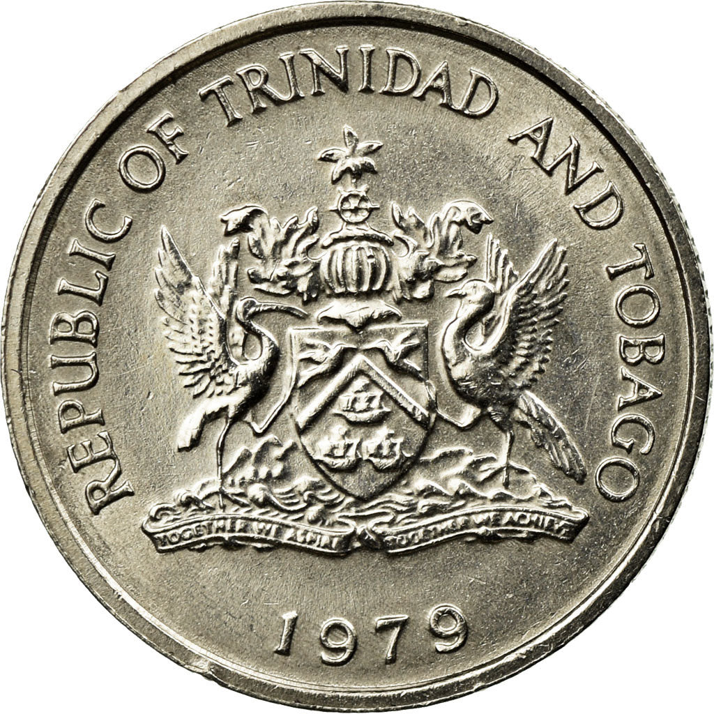 Coin, TRINIDAD & TOBAGO, 10 Cents, 1979, AU(55-58), Copper-nickel, KM:31