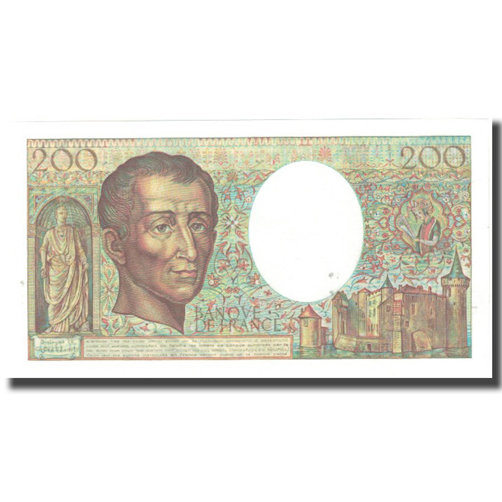 France, 200 Francs, 1987, UNC(63), Fayette:70.7, KM:155b