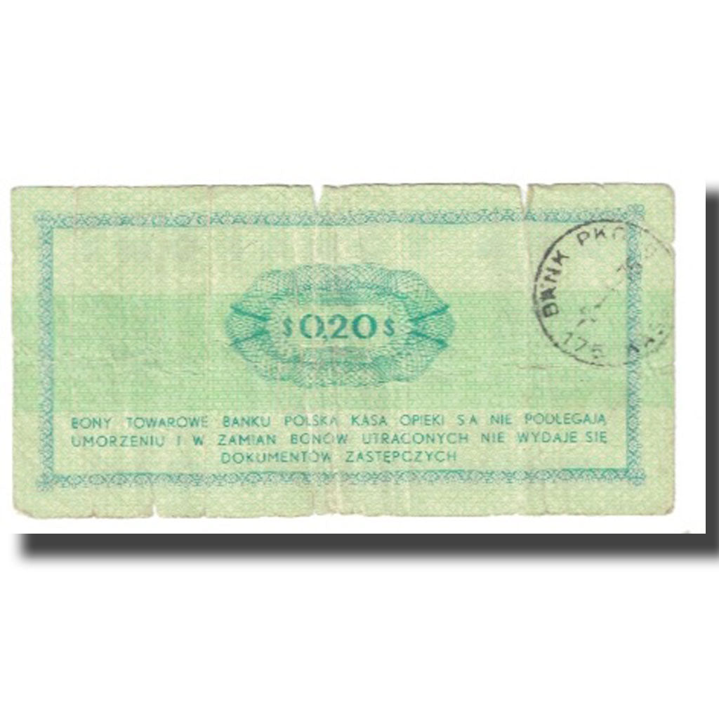 Banknote, Poland, 20 Cents, 1969, 1969-01-01, KM:FX25, VF(20-25)