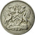 Coin, TRINIDAD & TOBAGO, 25 Cents, 1966, Franklin Mint, EF(40-45)