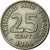 Moneda, TRINIDAD & TOBAGO, 25 Cents, 1966, Franklin Mint, MBC, Cobre - níquel