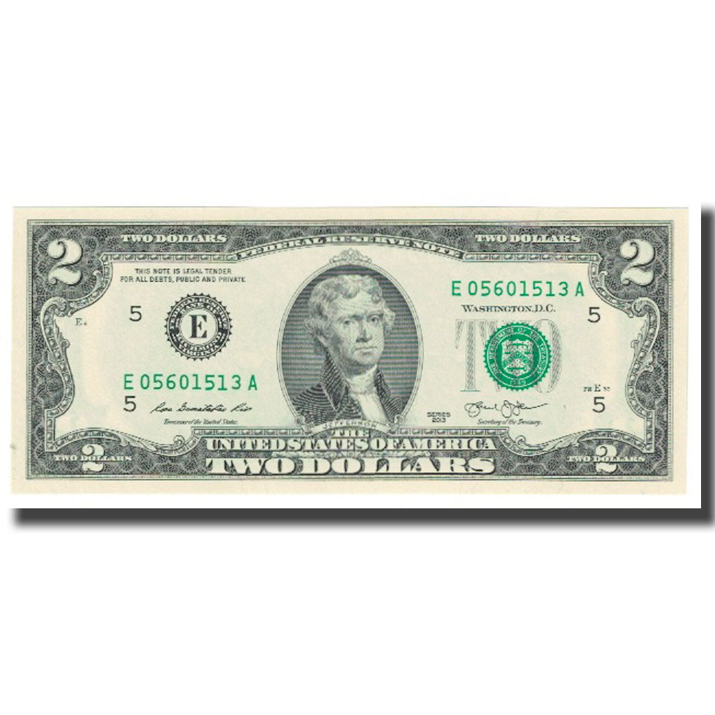 Banknote, United States, Two Dollars, 2013, WASHINGTON, UNC(65-70)