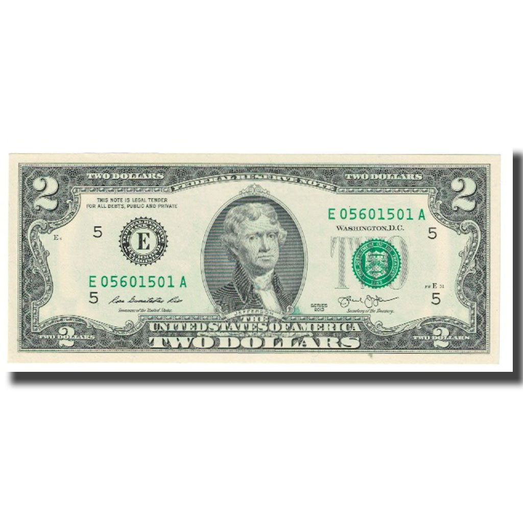 Billet, États-Unis, Two Dollars, 2013, WASHINGTON, NEUF