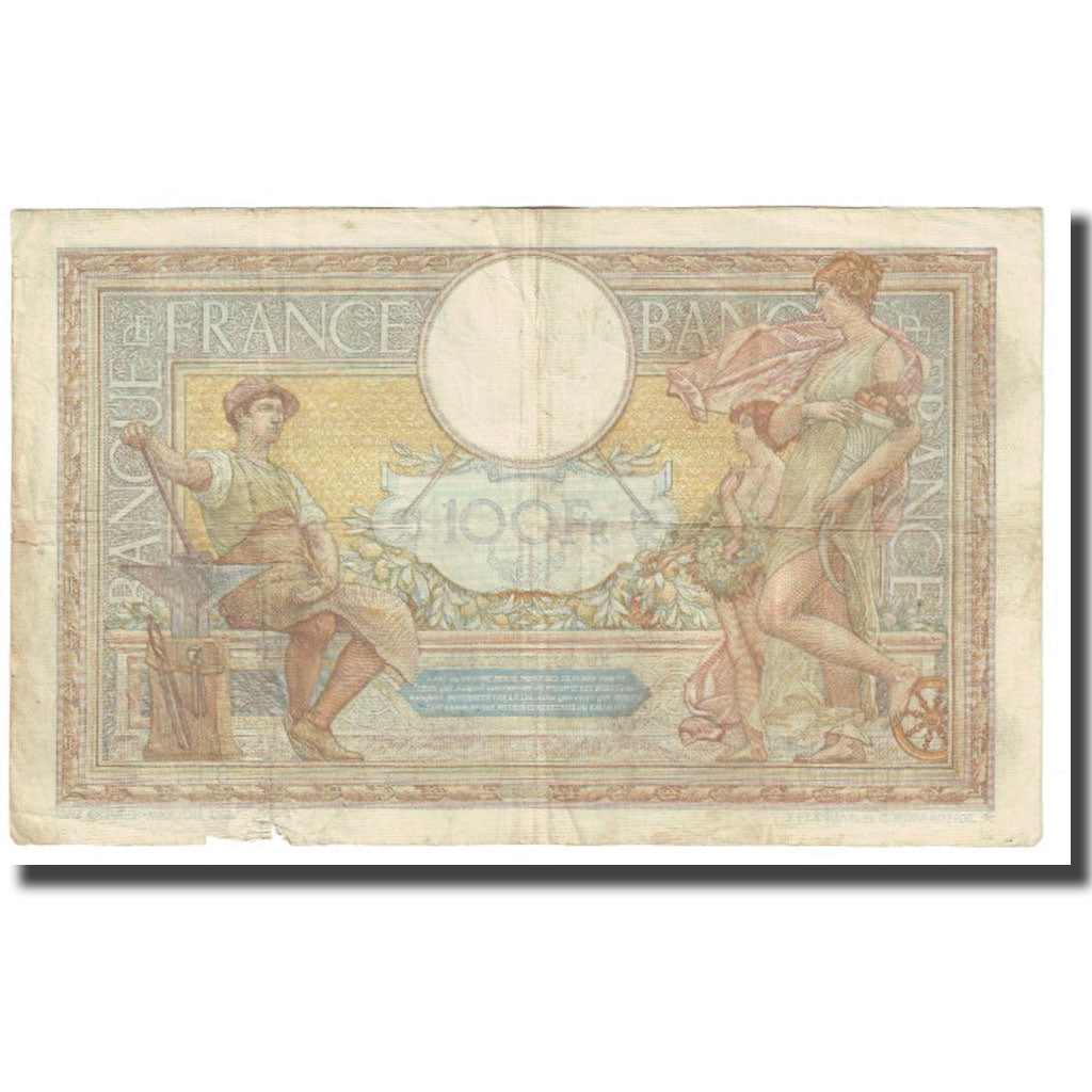 France, 100 Francs, 1937, P. Rousseau and R. Favre-Gilly, 1937-09-30, TB+