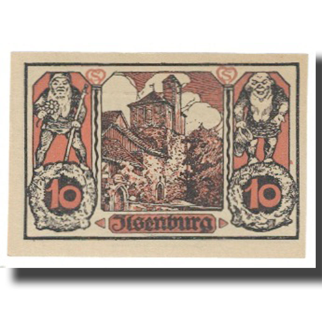 Banknote, Germany, Ilsenburg, 10 Pfennig, Eglise, 1923, 1923-01-01, UNC(65-70)