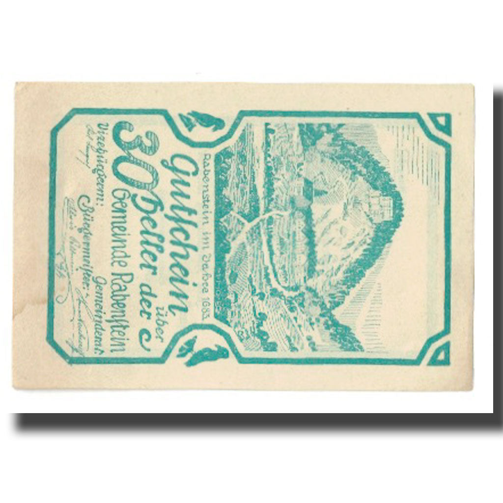 Banknote, Austria, Rabenstein, 30 Heller, village, 1920, 1920-04-19, AU(55-58)