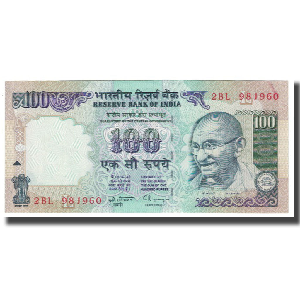 Nota, Índia, 100 Rupees, KM:91a, UNC(65-70)