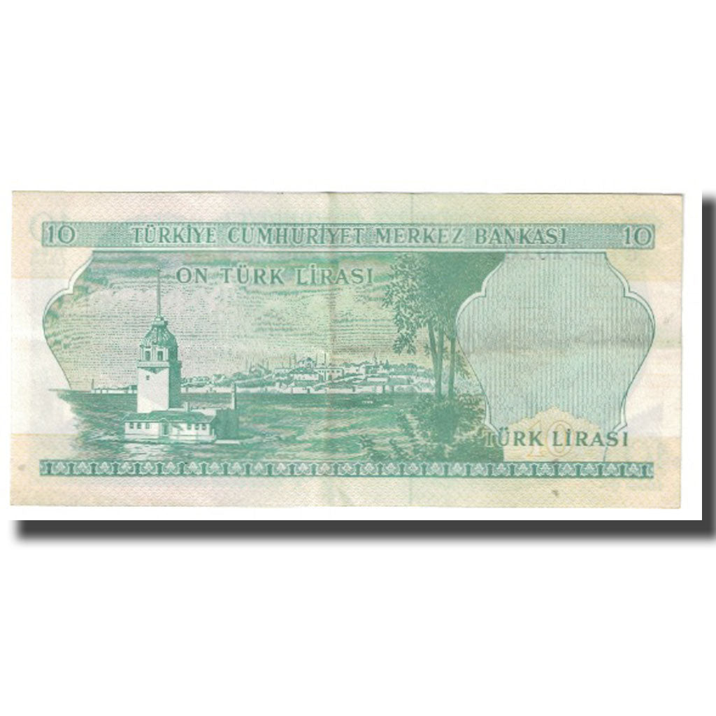 Banknote, Turkey, 10 Lira, 1970, 1970-10-14, KM:180, EF(40-45)