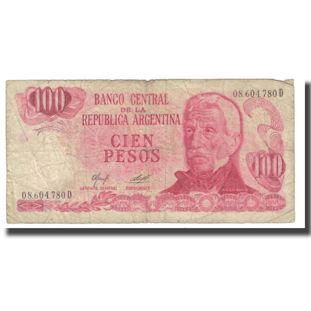 Banknote, Argentina, 100 Pesos, KM:302a, VF(20-25)